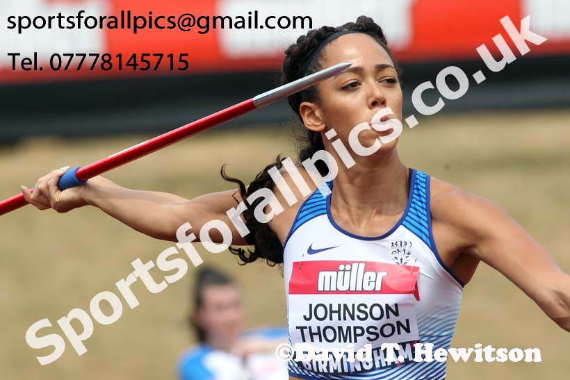 Womens javelin, Muller British Championships, Alexander Stadium, Birmingham. Photo: David T. Hewitson/Sports for All Pics
